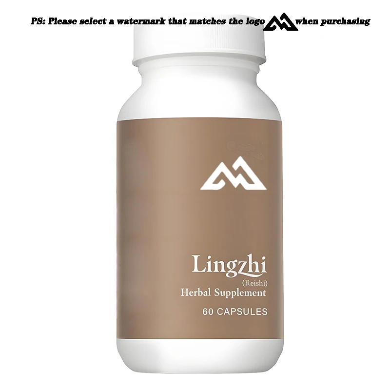 Capsule di funghi Lingzhi Estratto di Lingzhi rosso, utilizzato per integratori di memoria -60 capsule