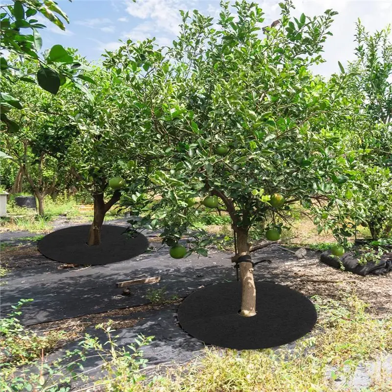 قسط-10 قطعة حديقة النبات الجذر الغطاء الواقي النباتات حاجز حصيرة أغطية حماية صغيرة غير المنسوجة النسيج حامي صغير