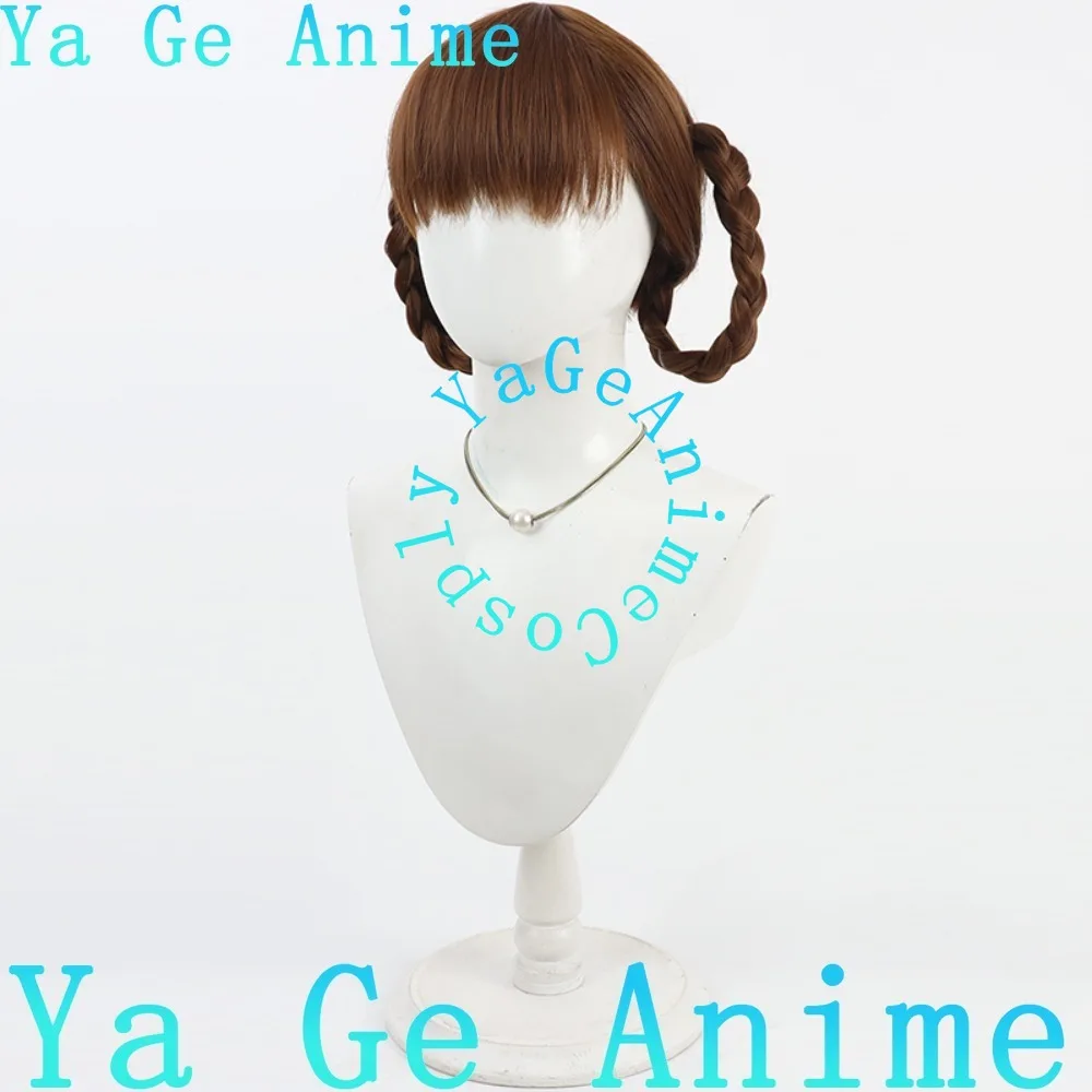 يوميات الصيدلية شياو لان شعر مستعار تأثيري ألعاب أنيمي هالوين كرنفال حفلة الشعر الاصطناعية مقاومة للحرارة