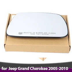 Mirror Heated Side Mirror Glass Rearview Mirror Lens for Jeep Grand Cherokee 2005-2010 5142875AA, CH1324102 5142874AA, CH1325102