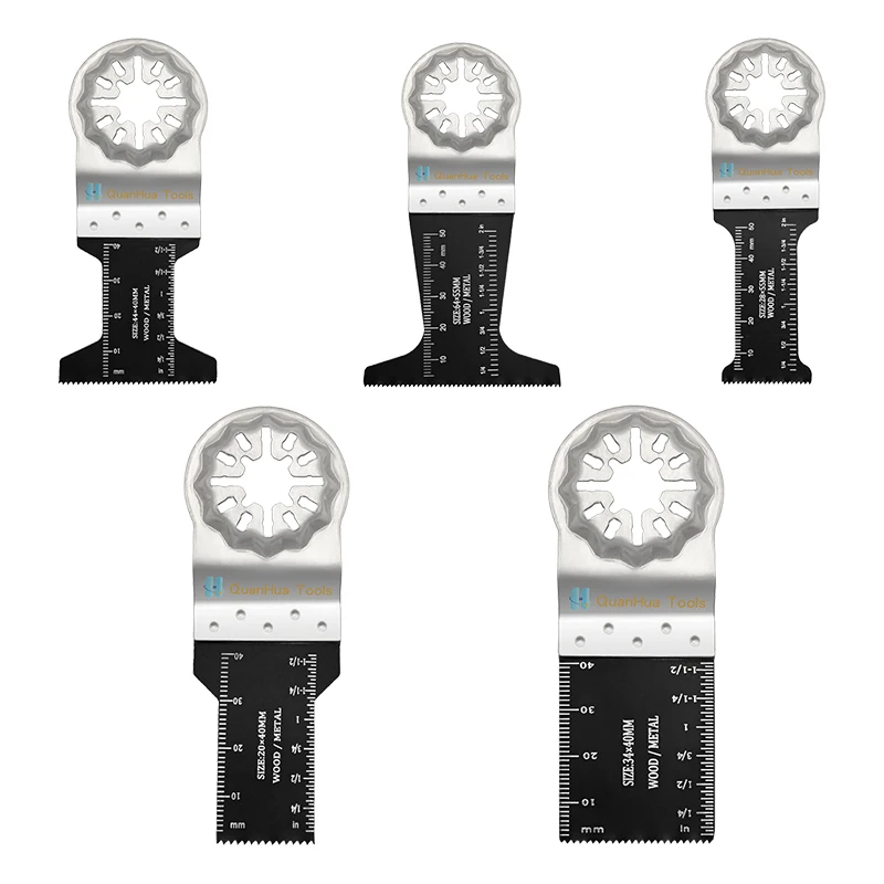 5Pcs/set Multifunctional Universal Metal Cutting Saw Blade Oscillating Quick Cutter Accessories for Decoration Power Tools