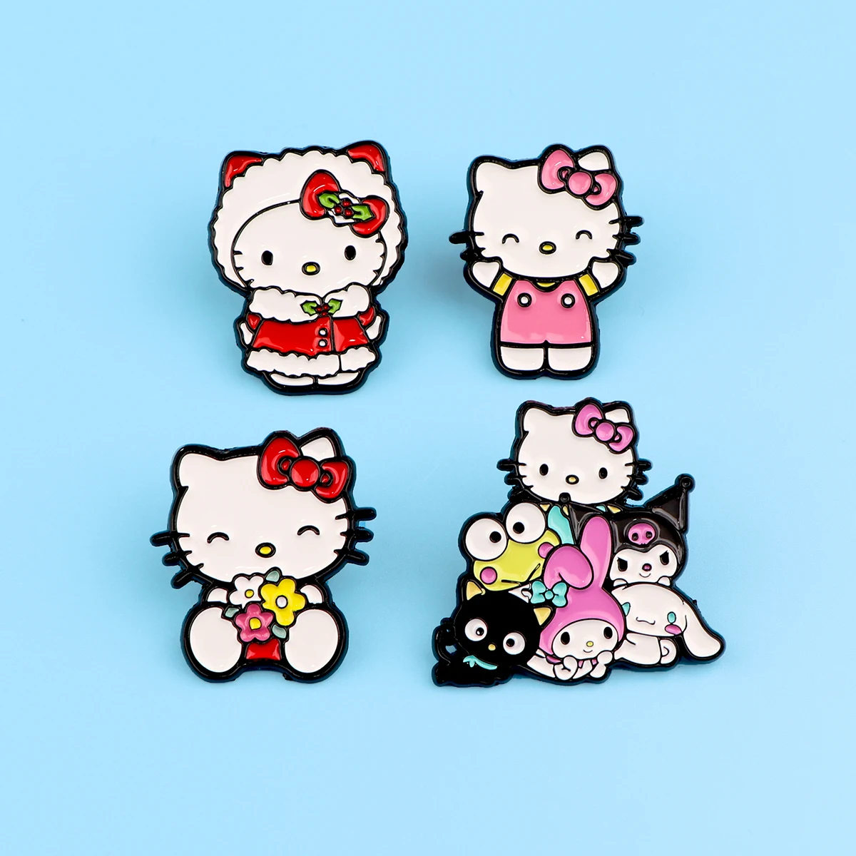 

Kawaii Kitty Angle Enamel Pins Iron Brooches For Clothing Backpack DIY Cartoon Lapel Badges Fashion Jewelry Accessories Gifts