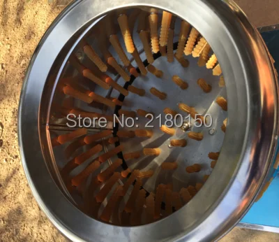 Коммерческая машина для удаления птичьих перьев, машина для удаления перьев курицы, стальная электрическая модель утки 60