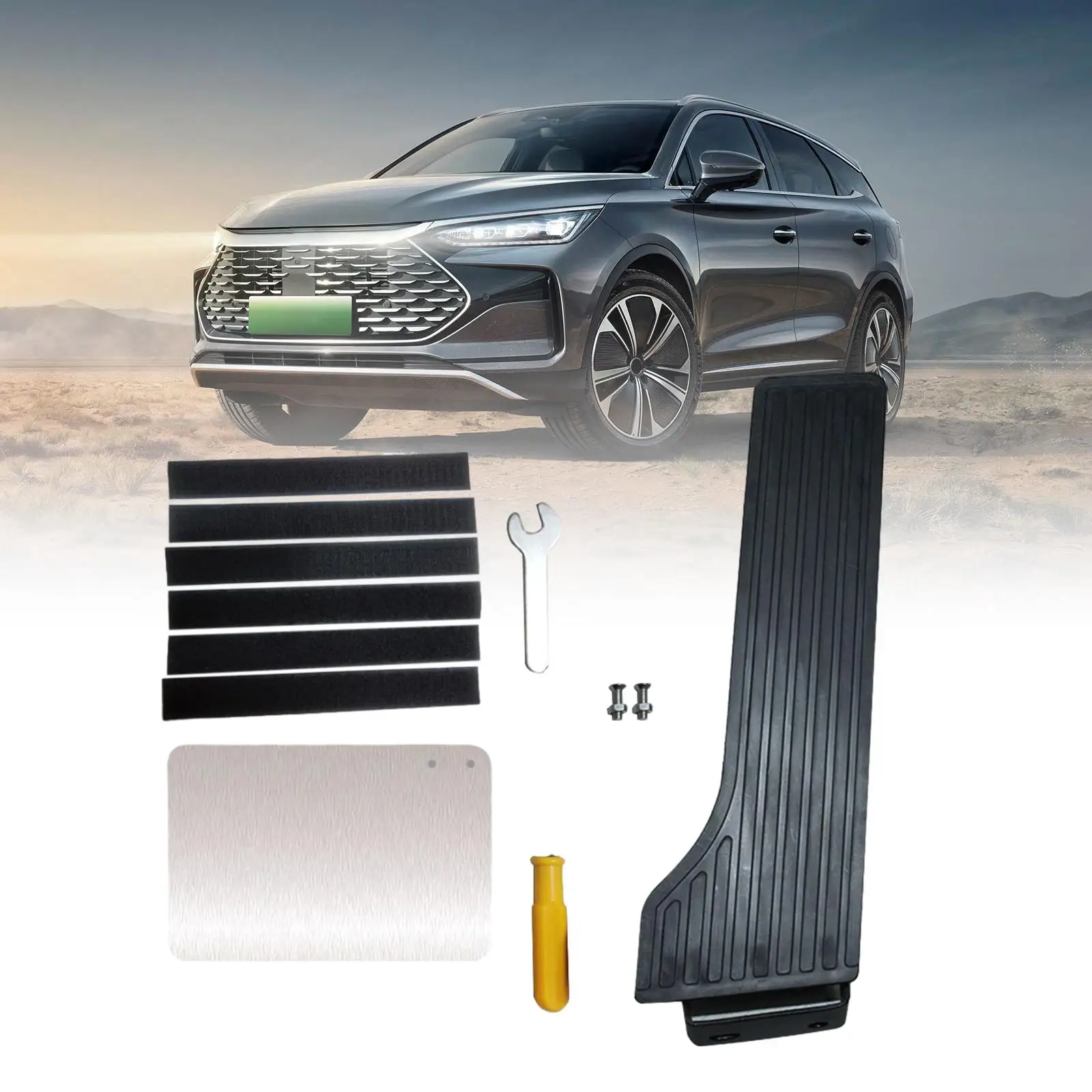 

Floor Mount Gas Pedal Modification Set Easy to Install Spare Parts Throttle Pedal Repair Gas Pedal Assembly Set Universal