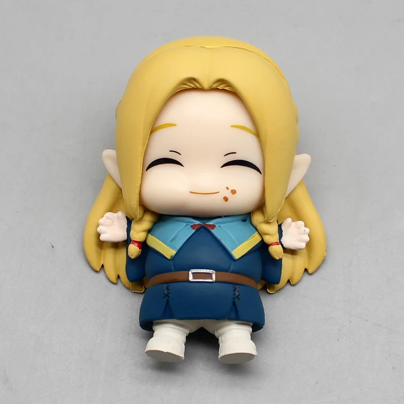 Delicious in Dungeon Anime Figure Marcille Donato Raiosu Laius Figurine PVC Statue Model Key Chain Collection Decor Toy Kid Gift