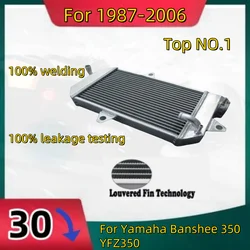 Aluminum Radiator For 87-2006 FIT Yamaha Banshee 350 YFZ350 YFZ 350 Cooling Coolant 1987 1988 1989 1990 1991 1992 1993 1994