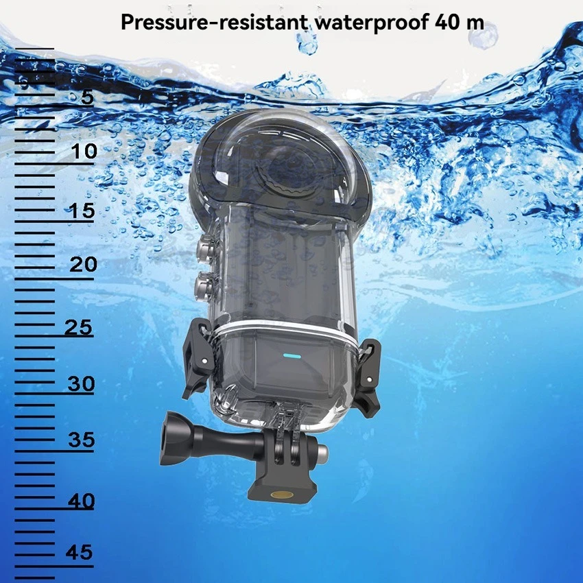 Panoramic Camera Waterproof Case for Insta360 X5 PC Dive Case Accessories