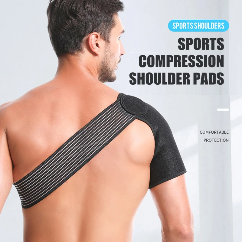 Shoulder Brace Stability Support Brace Back Support Adjustable Bandage Relief for Shoulder Injuries and Tendonitis