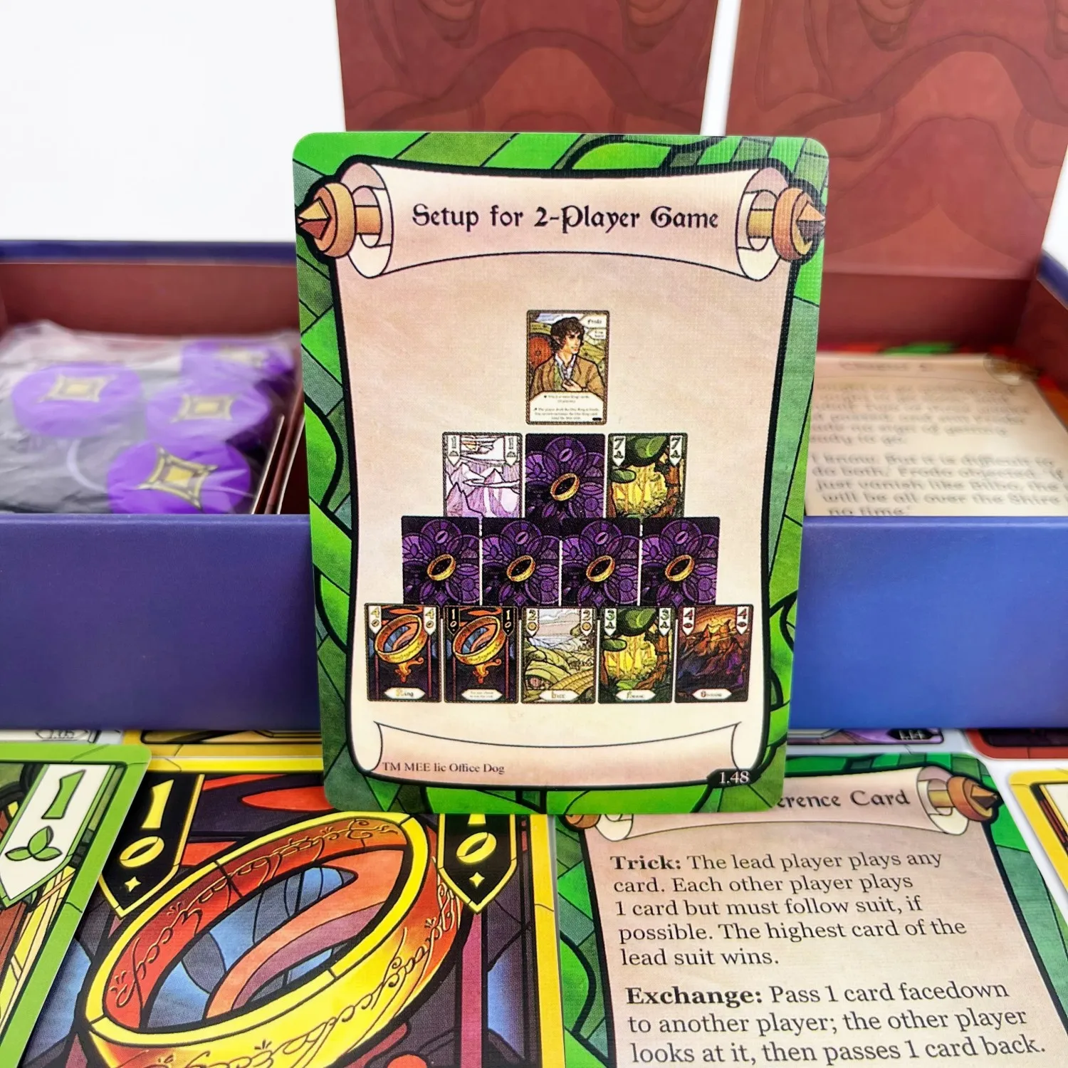 زمالة الخاتم: لعبة الخدعة | لعبة البطاقة التعاونية | الأعمار 14+ | 1-4 لاعبين | 20+ دقيقة وقت اللعب #6