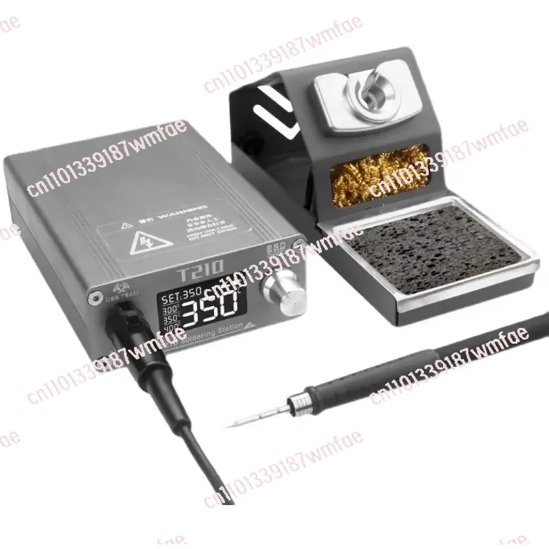 T210 75w Light Emitting Diode Automatic Sleep Electric Soldering Iron Station Mobile Phone Repair Welding Platform Heating