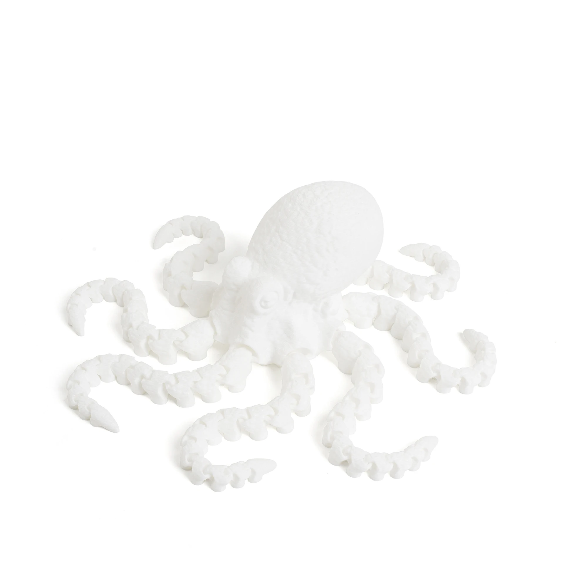 3D-Gedruckte Oktopus-Meerestier-Fidget-Spielzeuge mit Tentakeln, Flexible Reptilien-Actionfiguren, Cooles Skelett 15cm