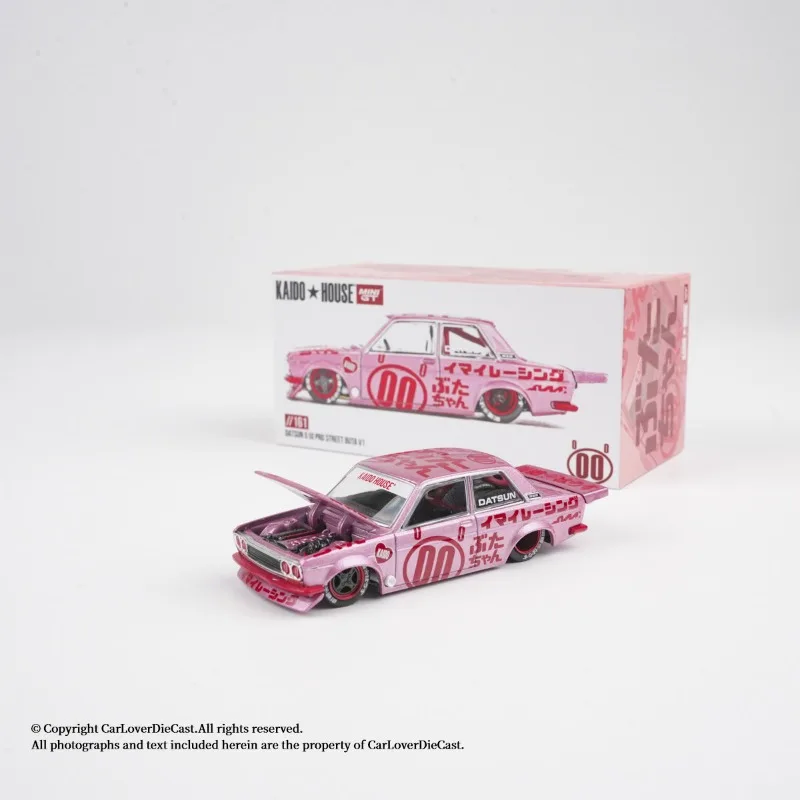 Diecast Kaido House MINIGT 1:64 Scale Datsun 510 Pro V1 Alloy Car Model