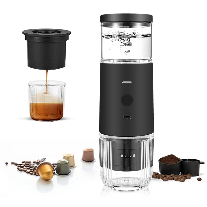 Hot Sale Portable Convenient Home And Out Universal Electronic Rechargeable Coffee Grinder Drip Filter