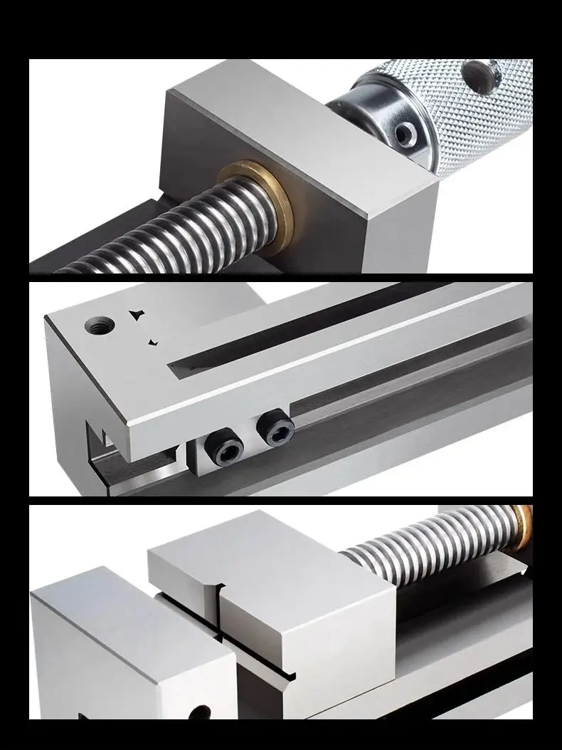 SYS QGG – pince à mâchoire plate de haute précision QGG50/63/73/88/100/125/150/200, fraiseuse, meuleuse, étau à Angle droit de qualité industrielle