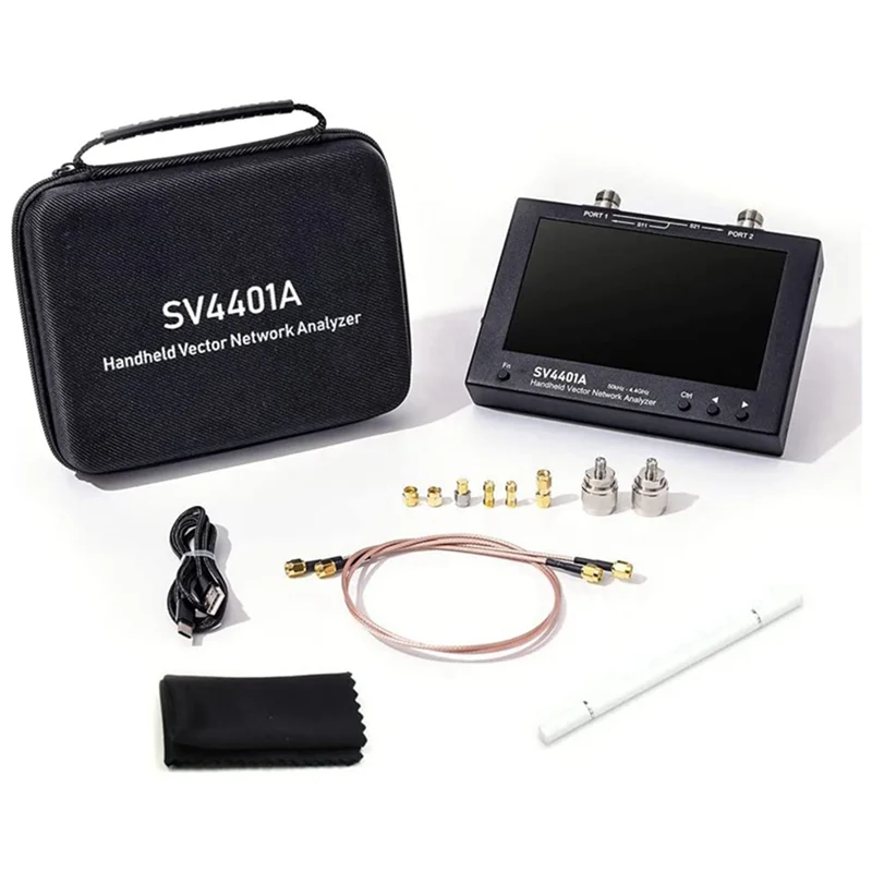 AA89 SV4401A 7 Inch Touch LCD 50Khz 4.4Ghz Vector Network Analyzer Hf VHF Uhf Antenna Analyzer Update