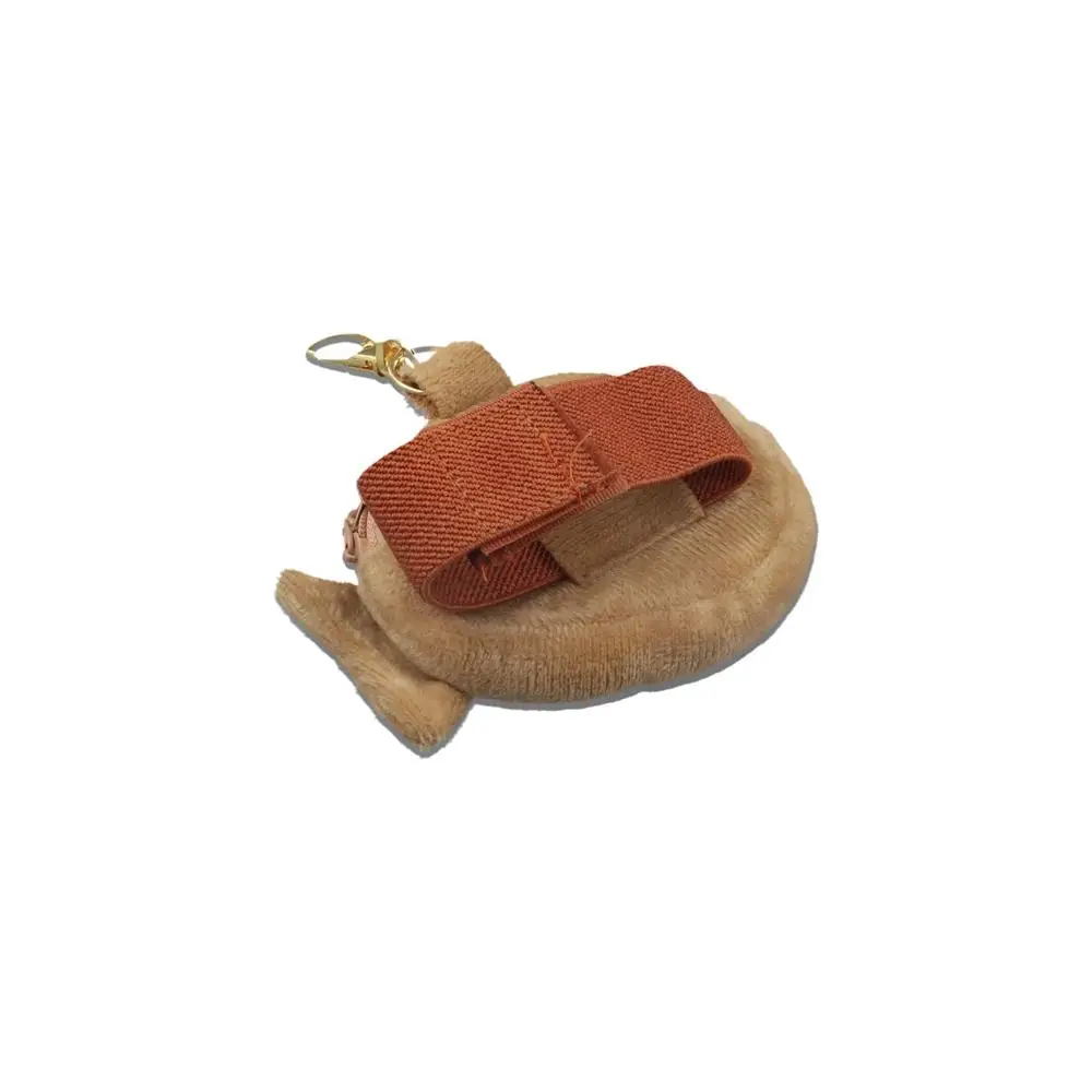 Bag Student Wallet  Keychain School Bag Pendant Coin Purse Keychain Soft Taiyaki Coin Purse Zipper Wallet Small Fish Purse