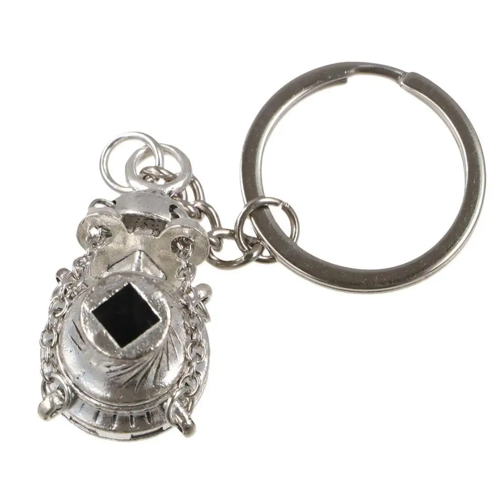 Fashion DIY Religious Keychain Pendant Alloy Silver Car Key Ring Pendant Unique Design Christian Incense Souvenirs Gift