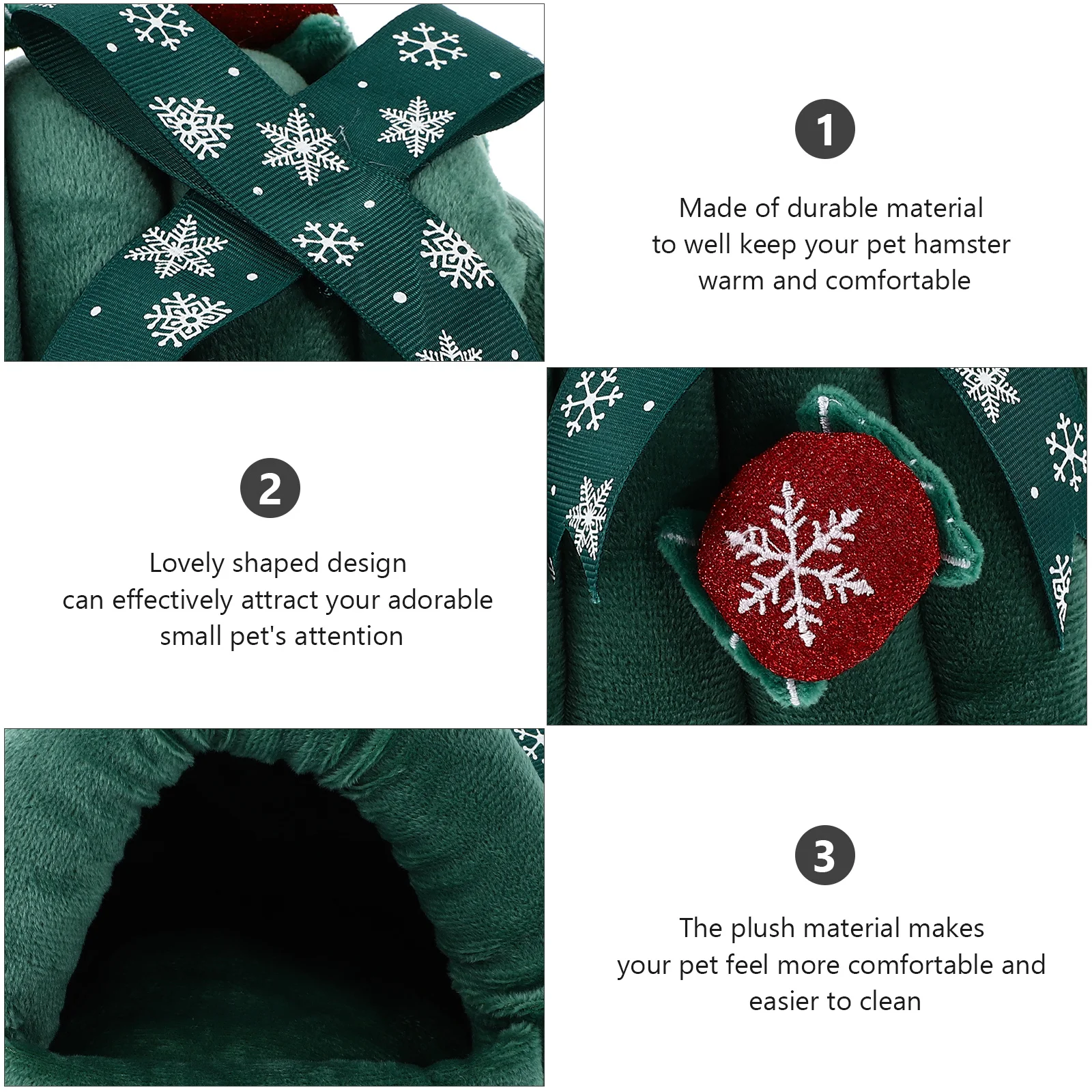 

1Pcs Cotton Nest Pet Warm House Small Animal Winter Bed Hamster Hedgehog Chinchilla Rest Bed Pet Warm House Hamster Supplies