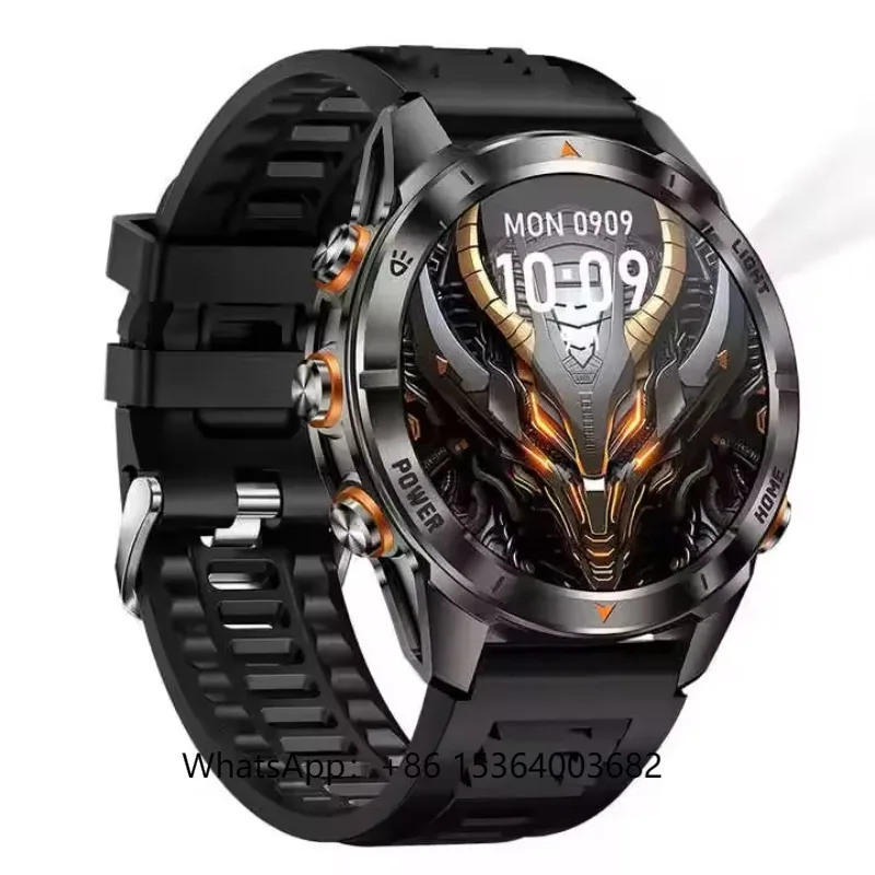 

Waterproof Outdoor Sports Smart Watches with Flashlight KT80 Reloj Intelligent BT Call Smartwatch