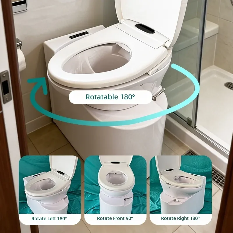 Eco-friendly Smart Toilet Biodegradable Compostable