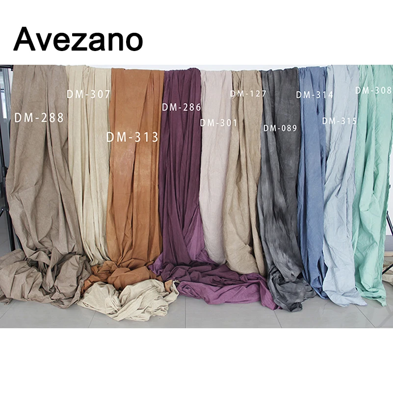 Avezano Dyed Muslin Old Master Backdrop Hand-Painted Vintage Wedding Portrait Photography Background For Photo Studio Photophone