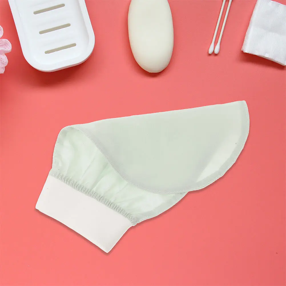 2Pcs Silk Exfoliating Mitts Soft Bath Scrubber Body Exfoliator Gloves for Smooth Skin Spa Gloves