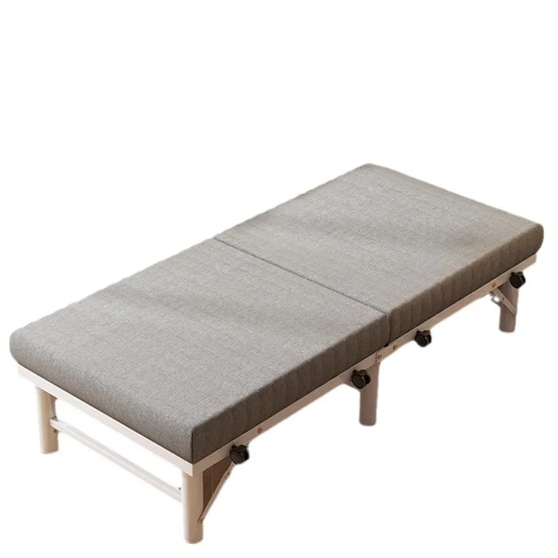 Folding bed extra  20% off lunch break bed sheet person lying simple hospital escort camp  confinement sister