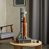 10341 Super Space Shuttle Building Blocks Set, Extra Large Size Height Spaceplane, Expedition Collectible Shuttlecraft