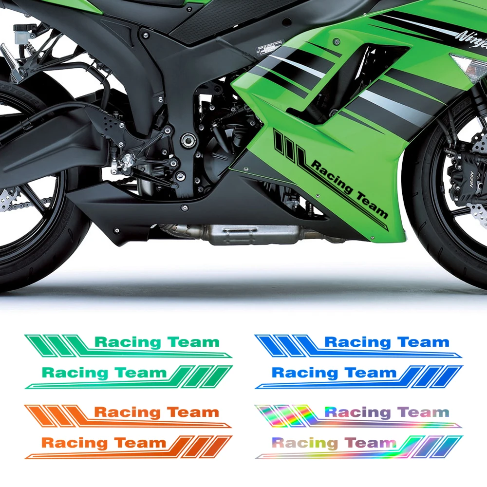 Pegatinas de equipos de motociclismo para Kawasaki Z400 Z650 Z900 Z1000 Ninja 250R H2 Versys Vulcan 650 W400 W650 W800 KX 65 450 KLX