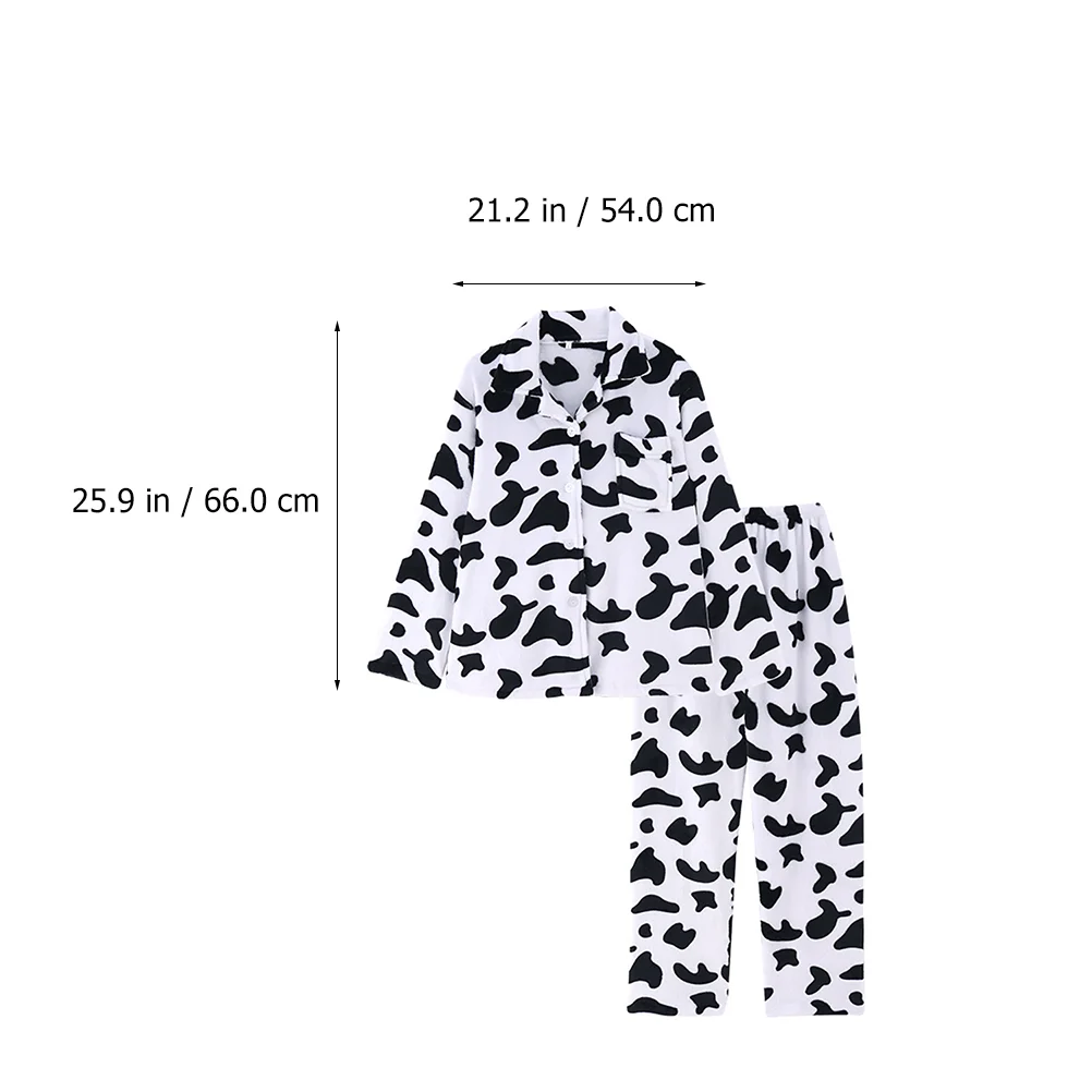 Adults Animal Pajamas Women\'s Cow Womens Nightgowns Cotton Woman Long Sleeve Sleepwear