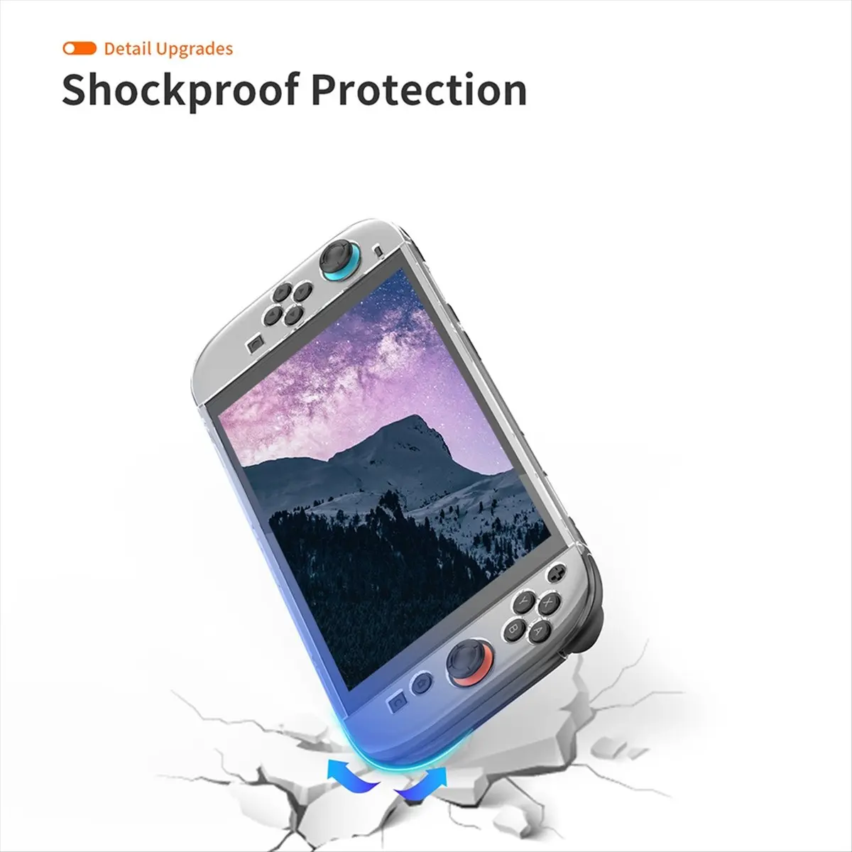 Top Sale Transparent Crystal PC Hard Shell Case for Switch 2 Anti-Slip Protective Cover Full Console Protection