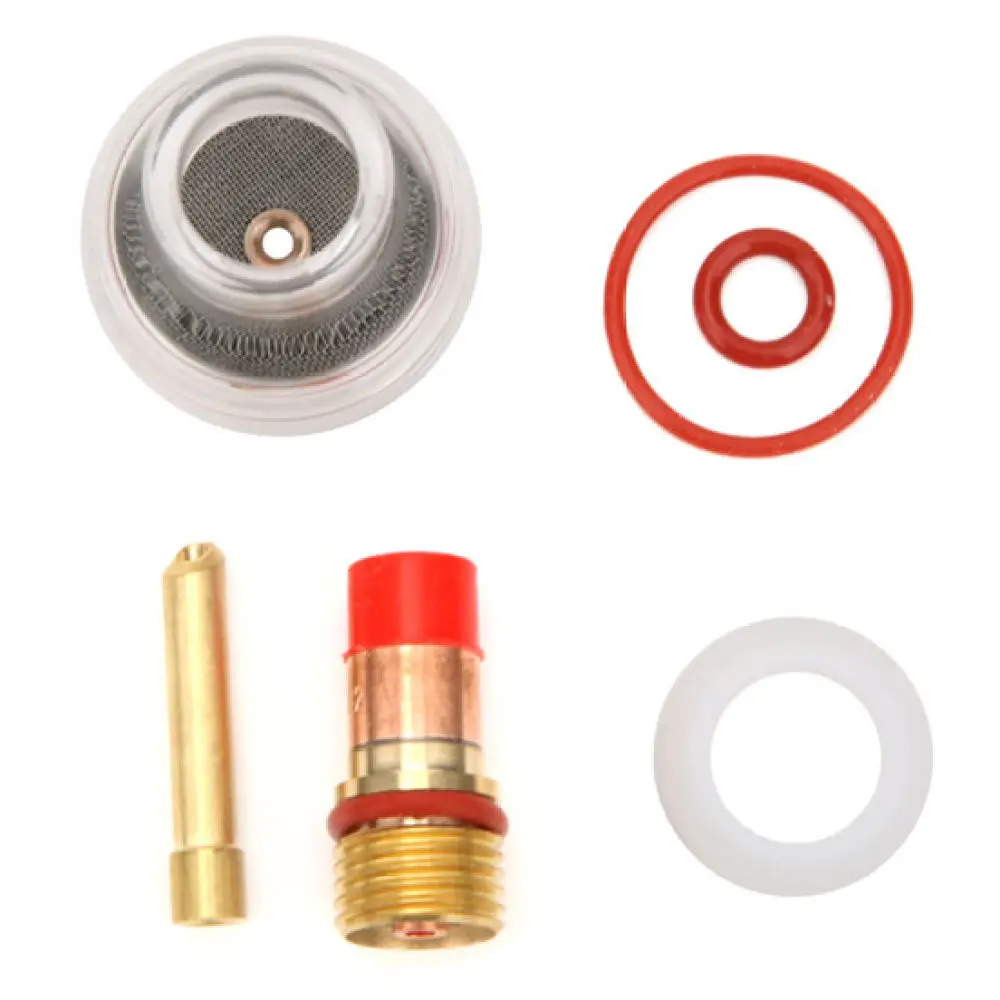 Premium TIG Kit For WP17 WP18 WP26 Welding Torch Accessories Glass Cup Diffuser Nozzle Gas Lens Replacement Parts Supply