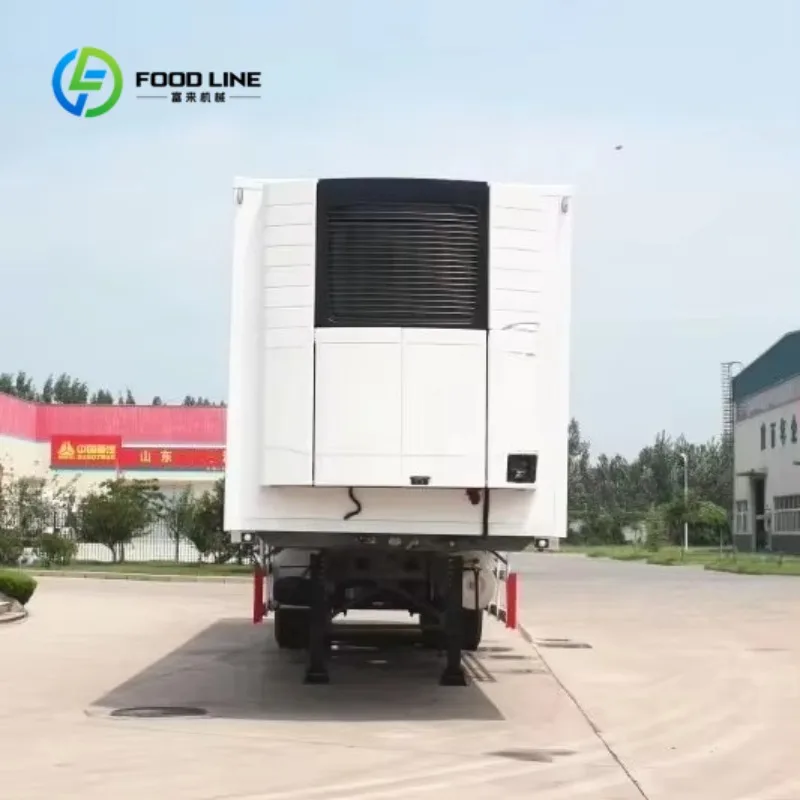 Remolque Refrigerado Portátil Personalizado, Remolque Frigorífico de 1.5m-4.9m de Longitud, Contenedor Refrigerado Móvil para Logística