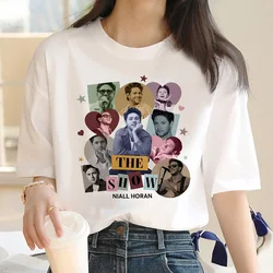 Camisetas femininas Niall Horan, Anime Funny Top, Streetwear feminino, Roupas de grife