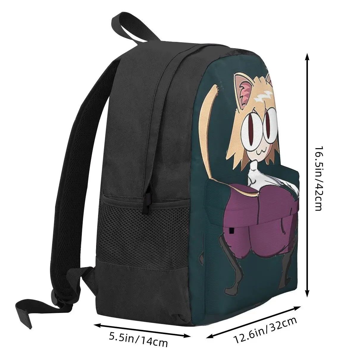 Mochilas com arco para meninos e meninas, mochilas escolares para estudantes, mochila de viagem, bolsa de ombro grande capacidade, mochila dos desenhos animados para crianças