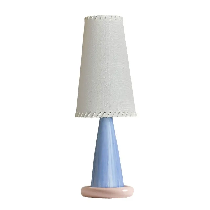 

Personalized and creative children's room color ceramic desk lamp, bedroom night light hotel atmosphere desk lamp