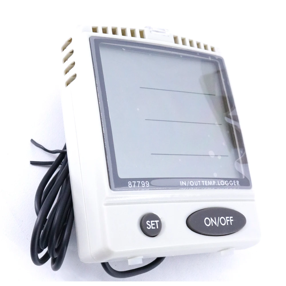 AZ87799 Desktop Hygrometer Temperature Range -10~70℃ Wall Mount Desktop IN/OUT Humidity Temperature Data Logger