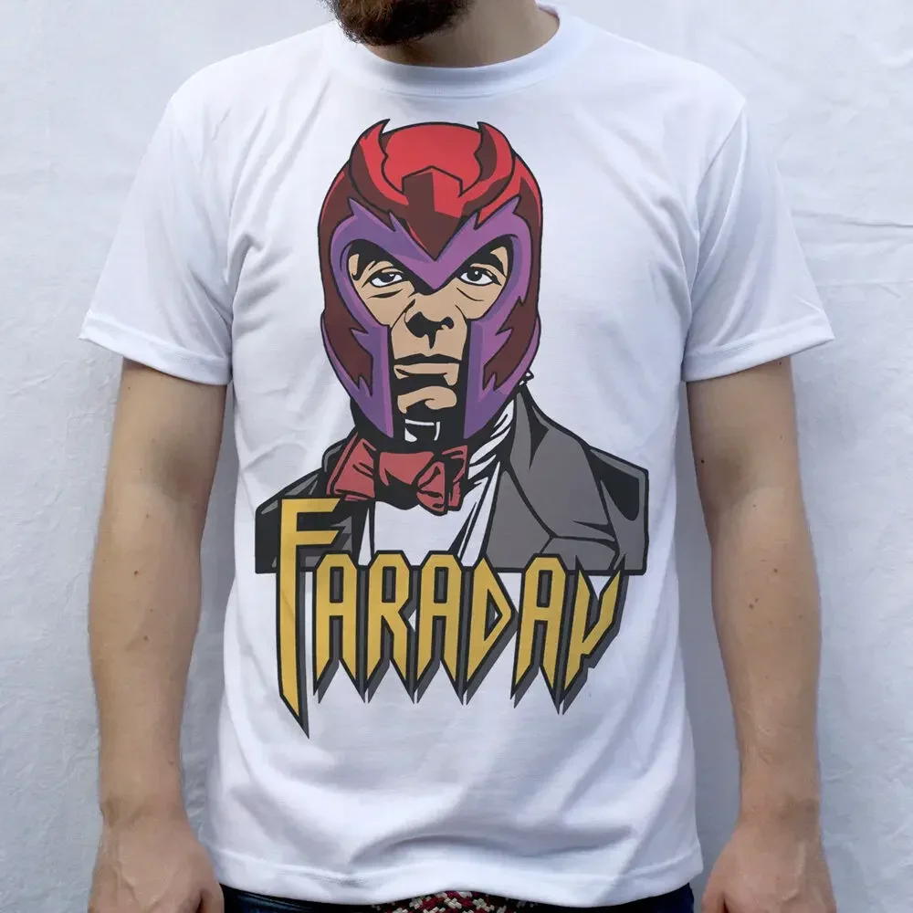 Faraday - Magneto T-Shirt Design, Michael Faraday, X-Men Y2K tops Unisex Summer Short Sleeve