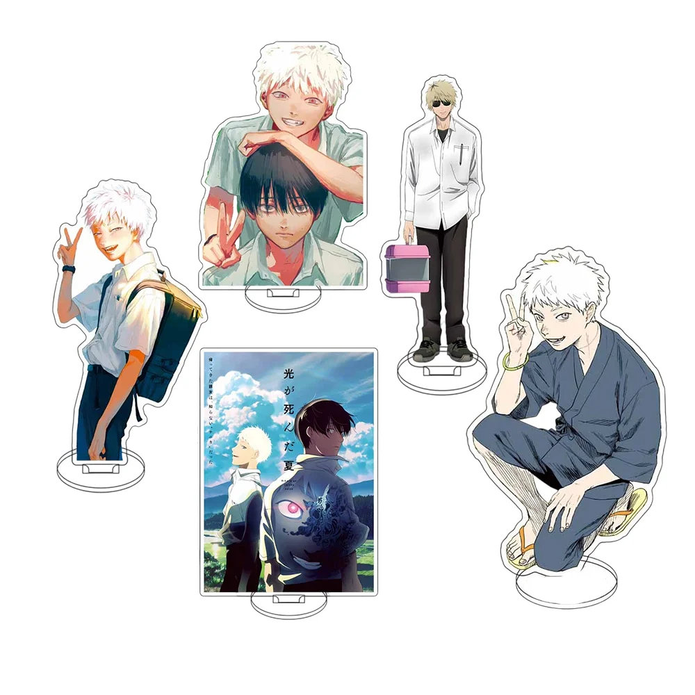 Anime The Summer Hikaru Died 15cm soporte acrílico Yoshiki Tsujinaka Tanaka escritorio y decoración del hogar amigos regalo de cumpleaños