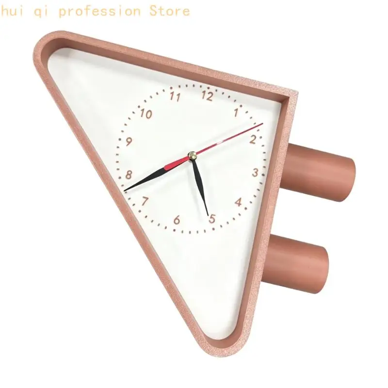 Dekorative seitlich montierte Wanduhr, doppelseitige Vintage-inspirierte Zeitanzeige für Durchgänge, Bars und Cafés H8WE – Detail 2