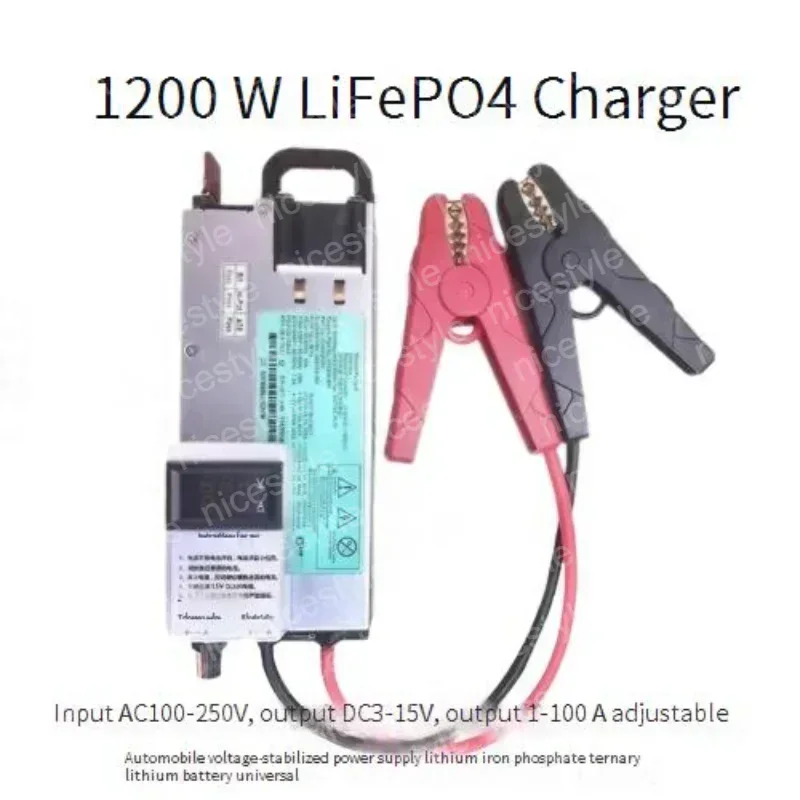 14. 6V 100A lithium iron phosphate charger, car programming regulated power supply, RV charging, current and voltage adjustable