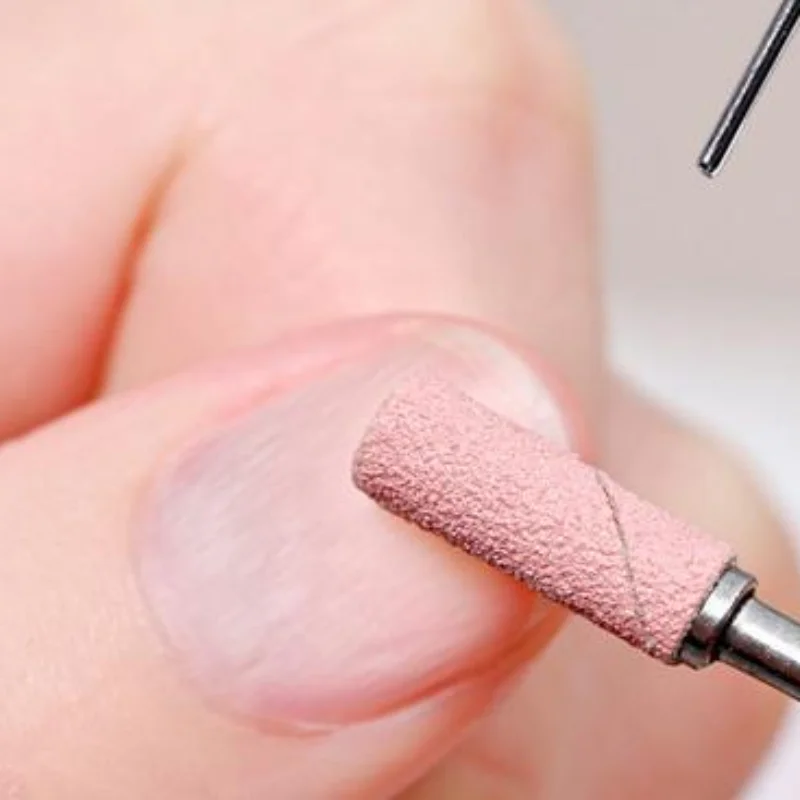 1/50Pcs 3.1MM Nail Mini Sanding Ring Bands Nail Art 120/240 Grit Small Sand Circle Sharp Sand Carving Removal Manicure Tool