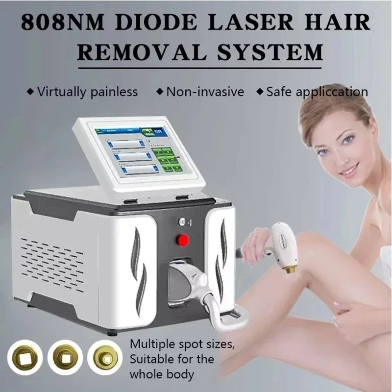 

2023 3000W Newest 755nm 808nm 1064nm 3 Wavelength 808nm Diode Laser 808nm laser Hair Removal Machine for salon