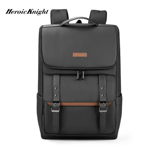 Heroic Knight Leisure College Backpack Large Capacity 17.3 Inch Laptop Backpack Unisex Waterproof Portable Work Travel Backpack