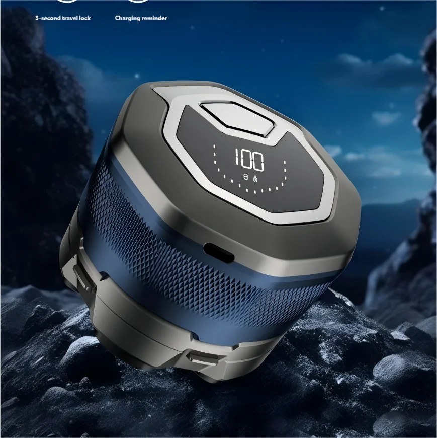 Electric Head Shaver for Bald Men 6D Magnetic Razor Hair Trimmer Rechargeable LED Waterproof Face Hair Cutting image 5