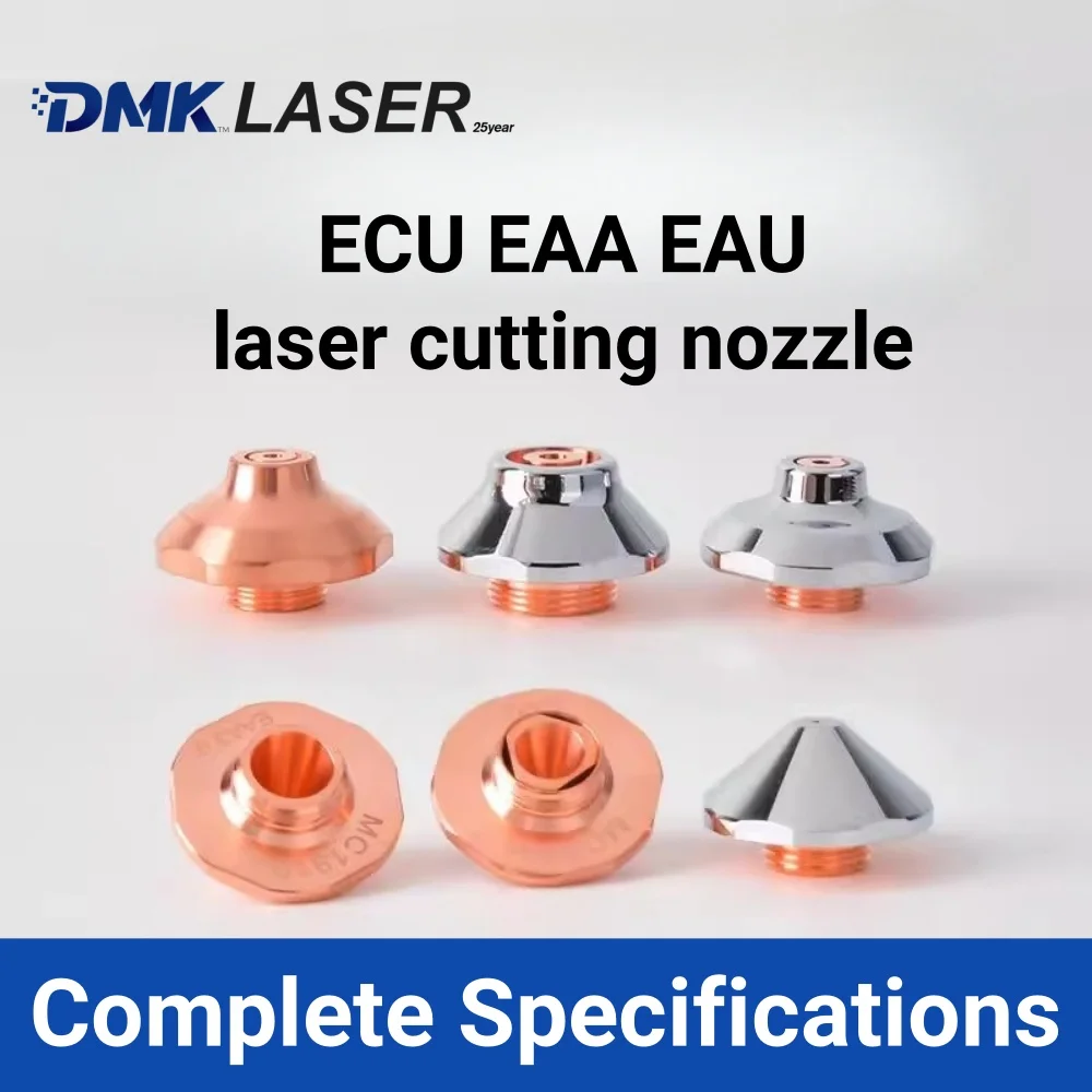 DMK ECU D25M11H15 EAA EAU D25M12H15.5 laser Cutting Nozzles high speed Double Layer For Precitec Metal Cutting Machine Parts