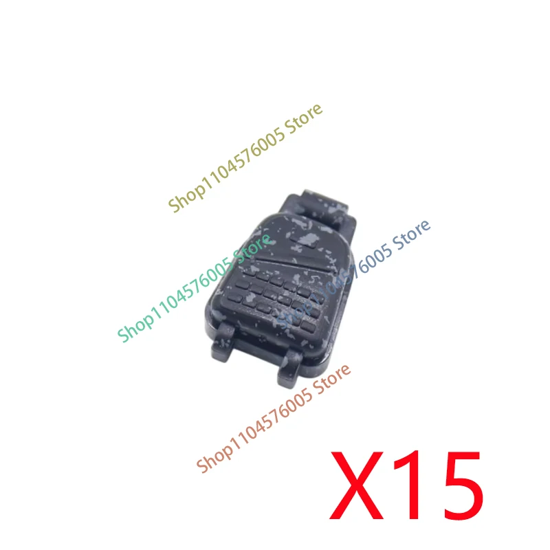 MOC Militär-Soldatenfigur Bausteine 3D UV-Gedruckte Waffen Helm Weste Taktischer Gürtel Rucksack Granaten Zubehör Bausteine T34