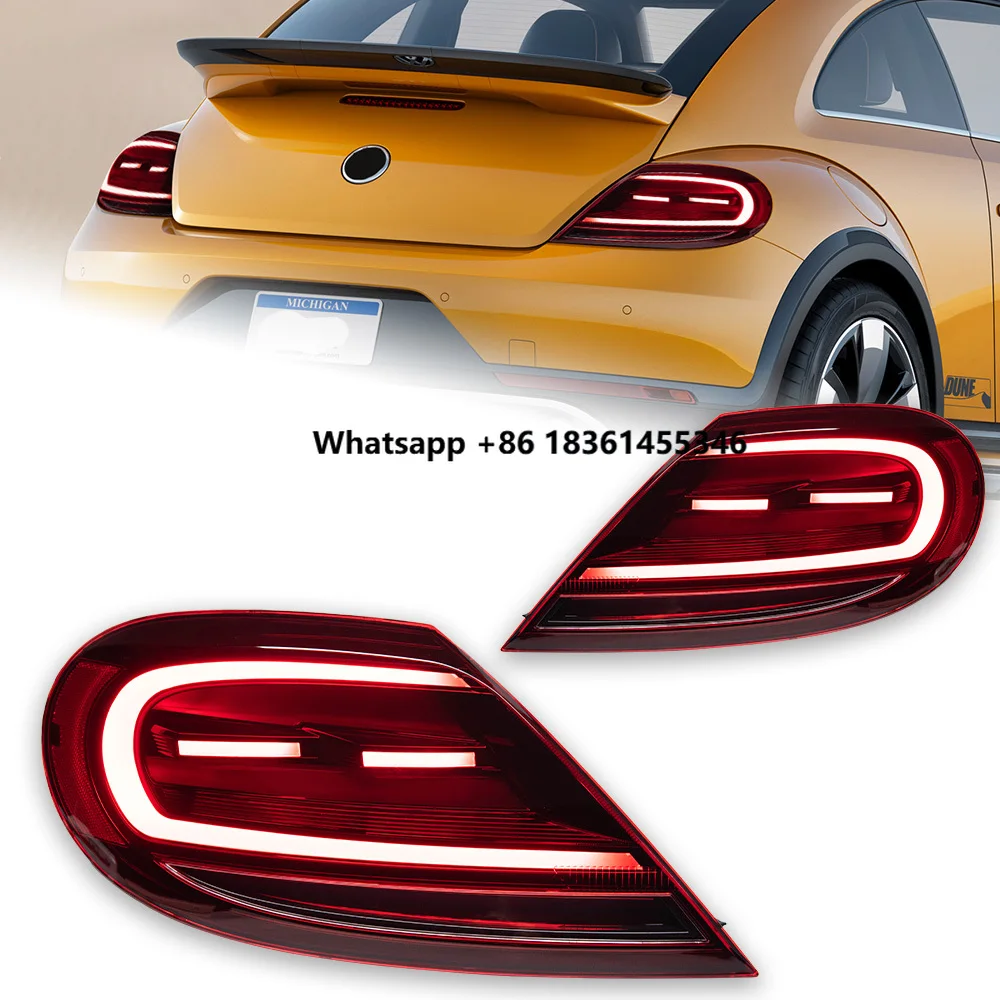 

Car Styling for Beetle Tail Lights 2013-2021 VW Beetle LED Tail Lamp LED DRL Signal Brake Reverse auto Accessories
