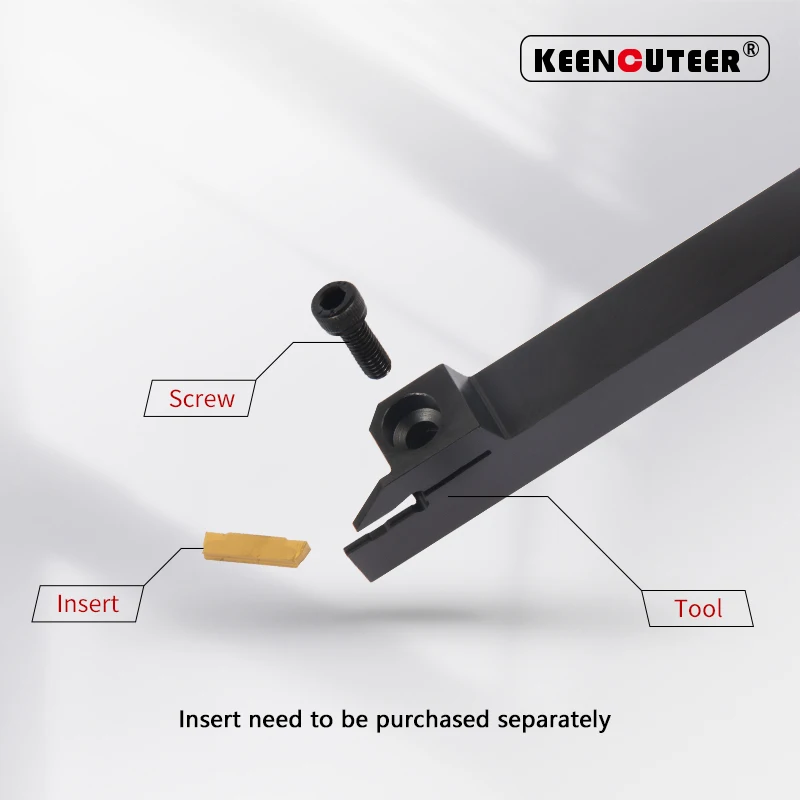 Soporte de herramientas de ranurado externo, herramienta de torneado CNC, barra de perforación, MGEHR1010 MGEHR/L1212 MGEHR1616 MGEHR2020 MGEHR2525