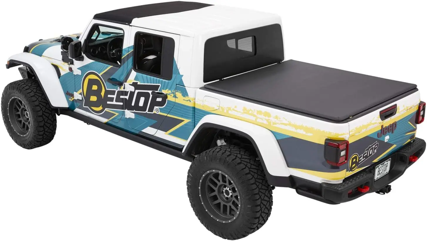 

Ez-Fold Soft Tonneau - '20-24 'Iator; Для 5 футов Кровать (Bla Twill)